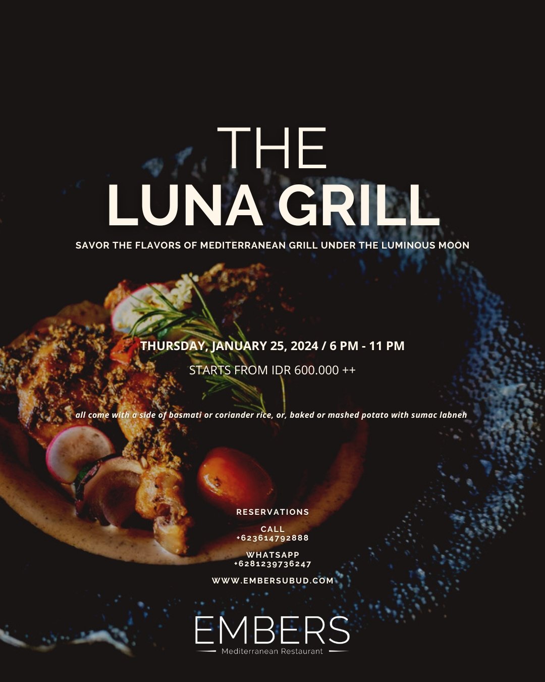 Luna grill cheap menu